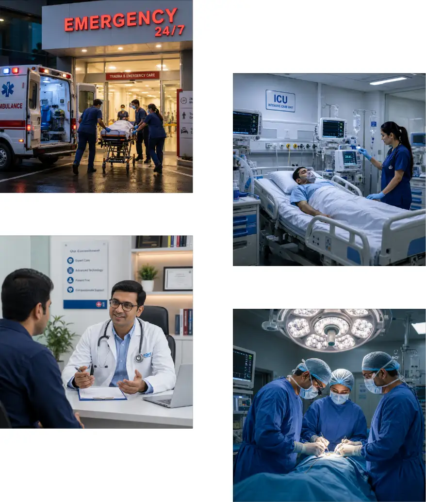 About Right Hospitals, Kilpauk, Chennai​